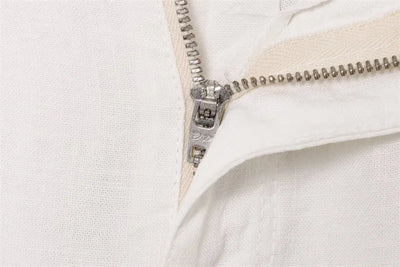 Women's Trousers Summer 2025 New White Trousers Casual Fashion Commuting Versatile Premium Temperament Personality